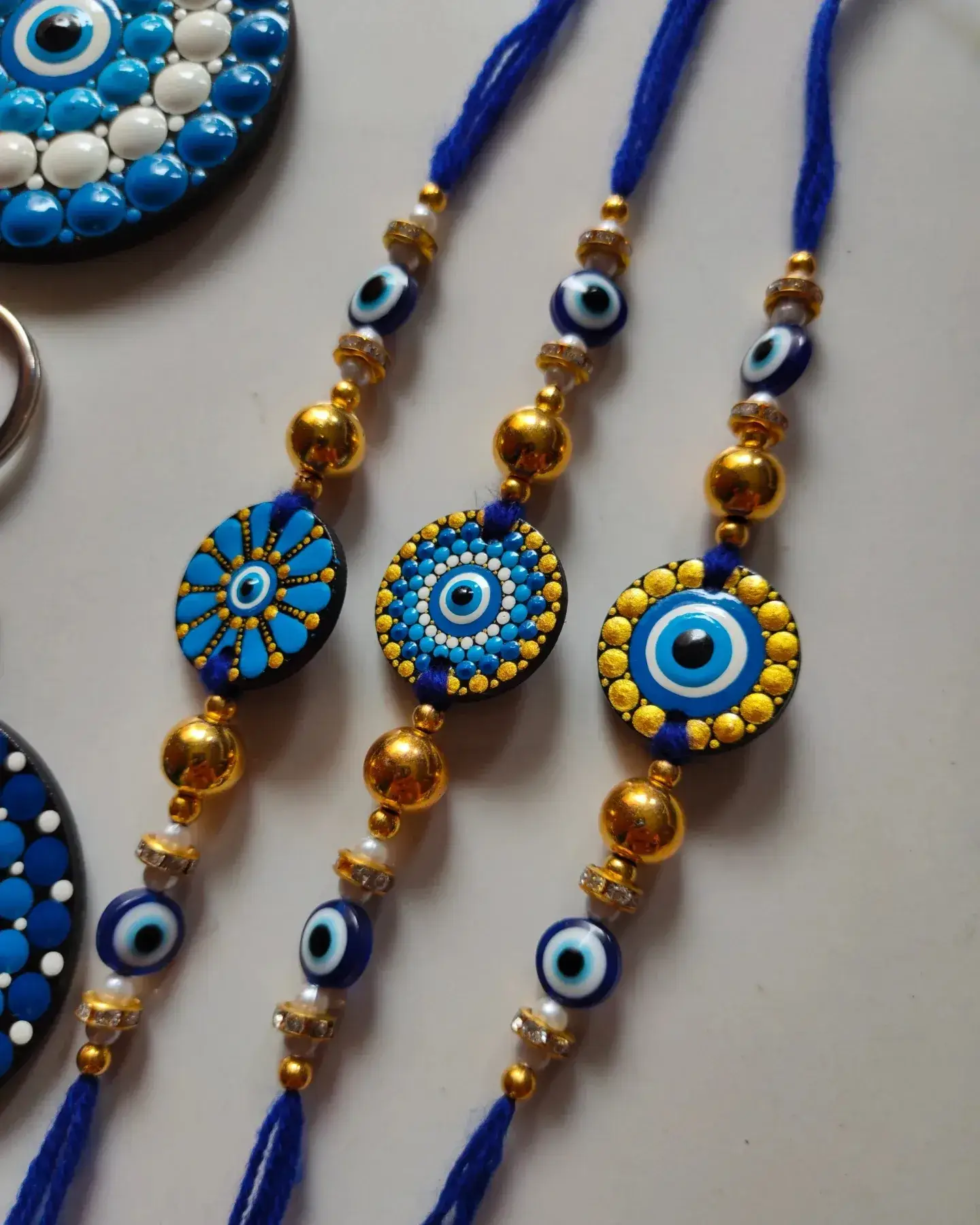 Mandala Wooden Rakhi - Image 3